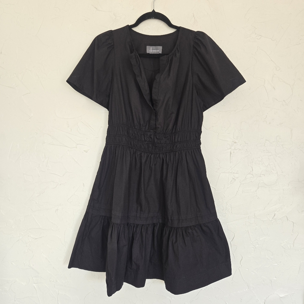 Anthropologie Cotton Black Somerset Dress, S - Picture 4 of 10